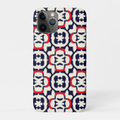Luxe rood wit en blauw Case-Mate iPhone case (Achterkant)