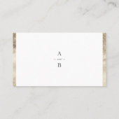 Luxe roos bloedig  botanische bruiloft plaatskaartje (Achterkant)