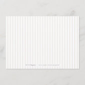 Luxe roos  botanische bruiloft receptie informatiekaartje (Achterkant)