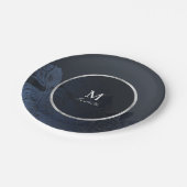 Luxe roos  botanische vrijgezellenfeest papieren bordje (Gekanteld)