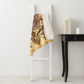 "Luxe Roos Glans" Sherpa Deken (In situ)