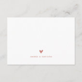 Luxe Roos Gold Baby shower Diaper Raffle Ticket Informatiekaartje (Achterkant)