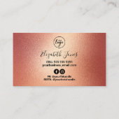 Luxe Roos Gold Bath Skin and body Visitekaartje (Achterkant)