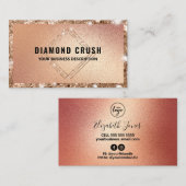 Luxe Roos Gold Bath Skin and body Visitekaartje (Voorkant / Achterkant)