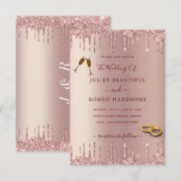 Luxe Roos Gold Blush Drids Weddenschap
