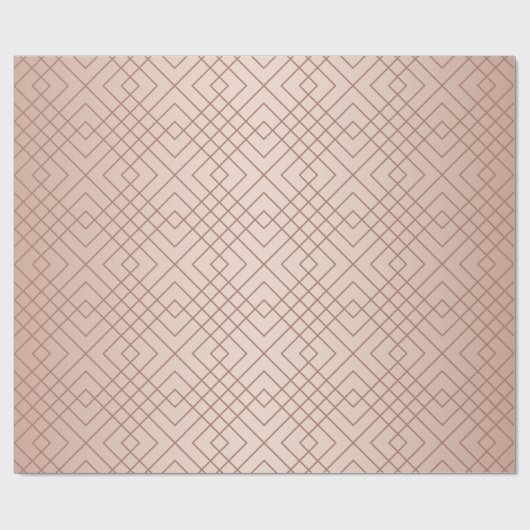 Luxe Roos Gold Cadeaupapier (Vlak)