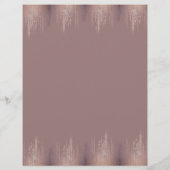 Luxe Roos Gold Confetti Rain Pattern Flyer (Achterkant)