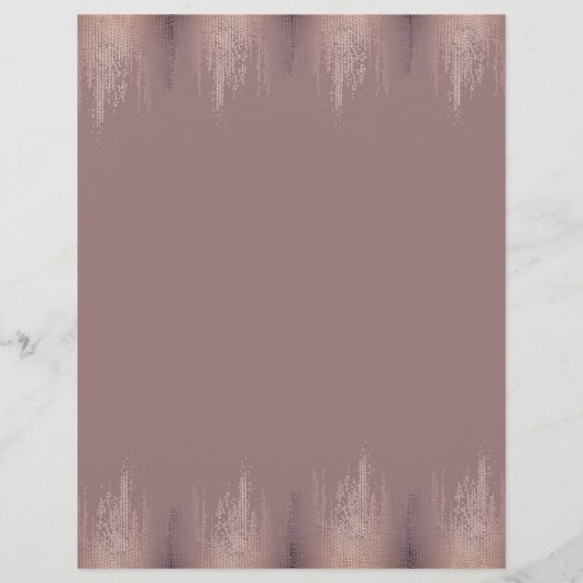 Luxe Roos Gold Confetti Rain Pattern Flyer (Achterkant)