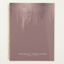 Luxe Roos Gold Confetti Regen Afspraakboek Planner