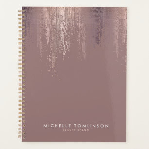 Luxe Roos Gold Confetti Regen Afspraakboek Planner