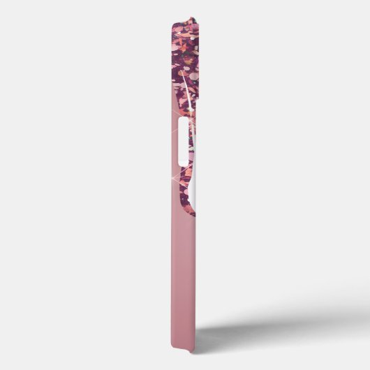 Luxe Roos Gold Driving Glitter Case-Mate iPhone Case (Achterkant / Rechts)