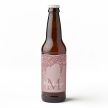 Luxe Roos Gold Driving Glitter Monogram