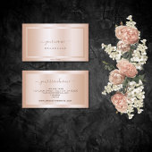 Luxe Roos Gold Effect met Lijst Professional Visitekaartje