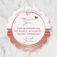 Luxe Roos Gold en witte verpakking Hartelijk dank