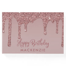 Luxe Roos Gold Glitter Drift Birthday