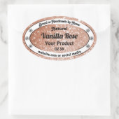 Luxe Roos Gold Glitter Product Labels diamanten (Tas)