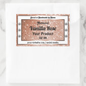Luxe Roos Gold Glitter Product Labels diamanten (Tas)