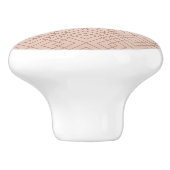 Luxe Roos Gold Keramische Knop (Zijkant)