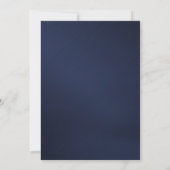 Luxe Roos Gold Navy Glitter Pixels Vrijgezellenfee Kaart (Achterkant)