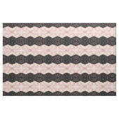 Luxe Roos Gold Pink Black Chevron Paint Splatter Stof (Yard (91,4 cm))