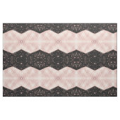 Luxe Roos Gold Pink Black Chevron Paint Splatter Stof (Fat Quarter)
