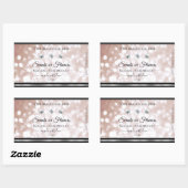 Luxe Roos Gold Product Labels - Duizelende juwelen (Vel)