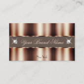 Luxe Roos Gold Sparkle Diamonds Glamoureuze Visitekaartje (Voorkant)