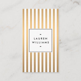 Luxe Roos Gold Stripes Boutique, Mode, Beauty Visitekaartje
