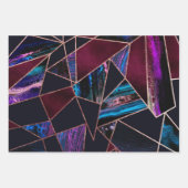 Luxe Roos Gold vloeibare verf Marmer Inpakpapier Vel (Voorkant)