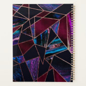 Luxe Roos Gold vloeibare verf Marmer Planner (Achterkant)