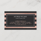 Luxe Roos Gold Whisk Spoon Logo Bakery II Visitekaartje (Achterkant)