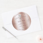 Luxe Roos Golden  Product Labels Logo (Envelop)