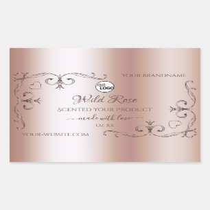 Luxe Roos Golden  Product Labels Logo