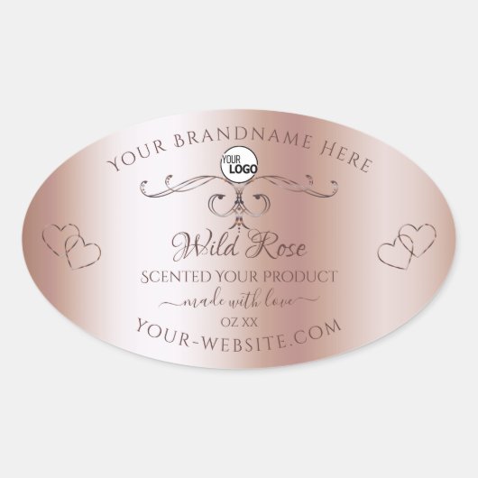 Luxe Roos Golden  Product Labels Logo (Voorkant)