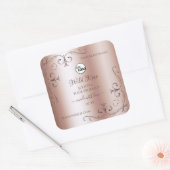 Luxe Roos Golden  Product Labels Logo (Envelop)