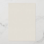 Luxe Roos Goud Mediterraan Tegel Boog Huwelijk Folie Uitnodiging (Achterkant)