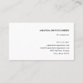 Luxe Roos Goud Roze Marmeren Ontwerp Visitekaartje (Achterkant)