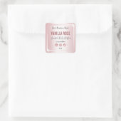 Luxe Roos Gouden Glanzende Body Butter Labels (Tas)