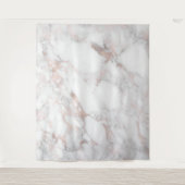 Luxe roos-gouden smelttextuur wandkleed (Voorkant)