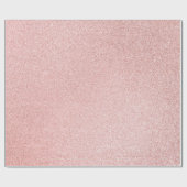 Luxe Roos goudglitter Cadeaupapier (Vlak)