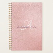 Luxe Roos goudglitter Planner (Voorkant)