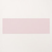 Luxe Roos Roze Blush Glitter Marble Aanpassen Yogamat (Achterkant (horizontaal))