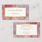 LUXE ROOS VISITEKAARTJE (Voorkant / Achterkant)