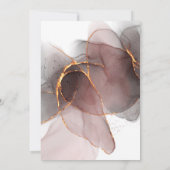 LUXE ROOS-WEDINGINVITATIE KAART (Achterkant)