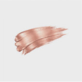Luxe Rose Goud Kwast Streep Sticker Moderne Abstra (Voorkant)