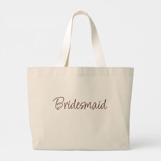 Luxe Rose Goud Monogram Grote Tote Bag (Achterkant)
