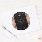Luxe  Rosegold Black Product Labels Logo (Envelop)