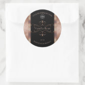 Luxe  Rosegold Black Product Labels Logo (Tas)