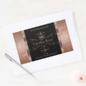 Luxe  Rosegold Black Product Labels Logo (Envelop)