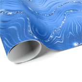 Luxe Royal Blue Cadeaupapier (Rol Hoek)